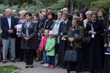 Kladenie vencov k pamätnej tabuli Lajosa Kazinczyh Kladenie vencov k pamätnej tabuli Lajosa Kazinczyh
