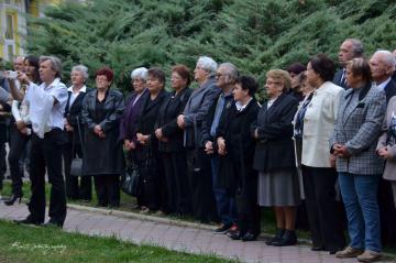 Kladenie vencov k pamätnej tabuli Lajosa Kazinczyh Kladenie vencov k pamätnej tabuli Lajosa Kazinczyh