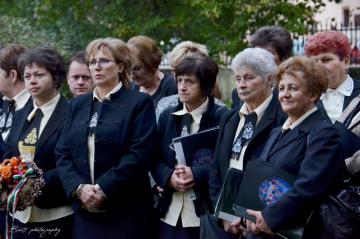 Kladenie vencov k pamätnej tabuli Lajosa Kazinczyh Kladenie vencov k pamätnej tabuli Lajosa Kazinczyh